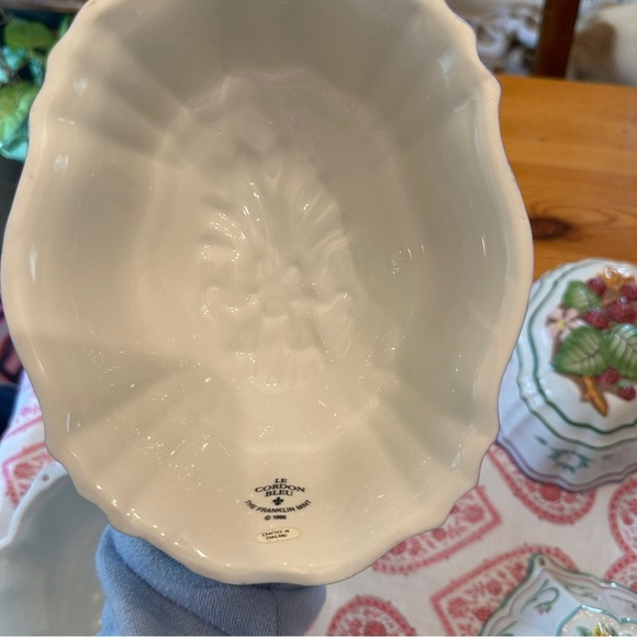 Le Cordon Bleu Franklin Mint Ceramic Jello Molds wall hanging set of 5 1986 - Picture 10 of 16
